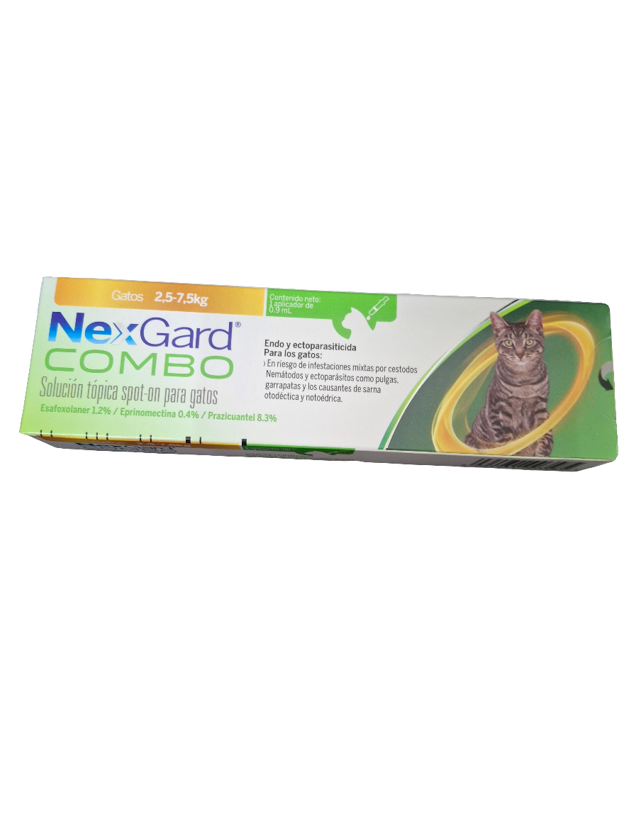 NexGard COMBO Gatos de0.8 a 2.5 kg