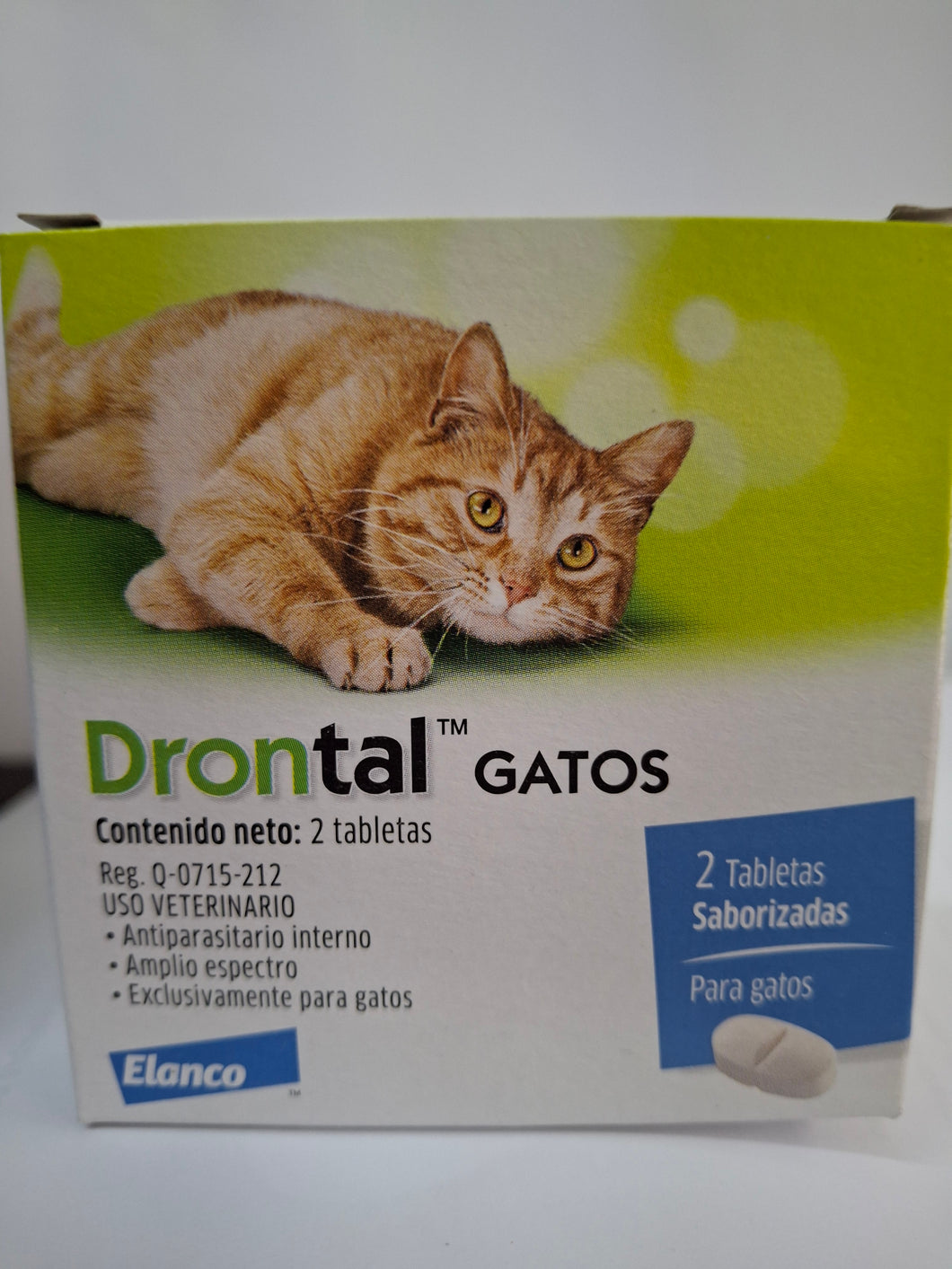 Drontal Gatos ( 2 tabs Saborizadas)