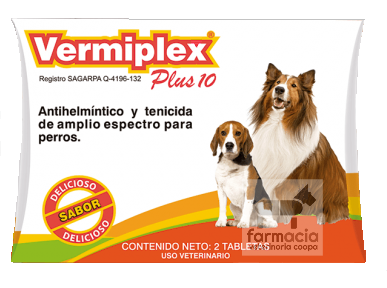 Vermiplex Plus 10 ( 2 tabs )