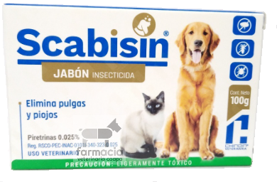 Scabisin jabón. LLAME PARA PREGUNTAR POR EXISTENCIAS. DE VENTA SOLO EN SUCURSAL