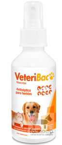 VeteriBac Mascotas spray. LLAME PARA PREGUNTAR POR EXISTENCIAS. DE VENTA SOLO EN SUCURSAL