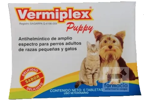 Vermiplex puppy ( 6 tabs )