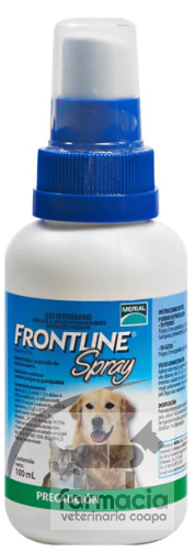 Frontline spray. LLAME PARA PREGUNTAR POR EXISTENCIAS. DE VENTA SOLO EN SUCURSAL