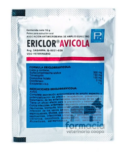 Ericlor avícola sobre 10 g