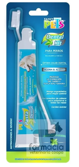 Dental Kit para perros. LLAME PARA PREGUNTAR POR EXISTENCIAS. DE VENTA SOLO EN SUCURSAL