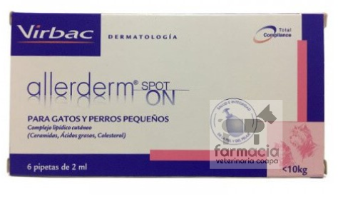 Allerderm Spot On gatos y perros chicos