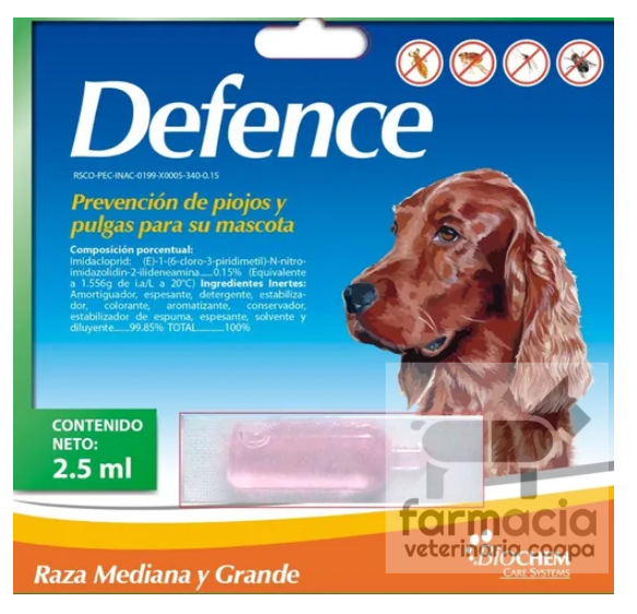 Defence Raza Mediana y Grande. LLAME PARA PREGUNTAR POR EXISTENCIAS. DE VENTA SOLO EN SUCURSAL