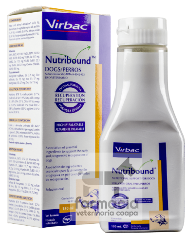 Nutribound Perros. LLAME PARA PREGUNTAR POR EXISTENCIAS. DE VENTA SOLO EN SUCURSAL