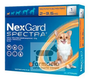 Nexgard Spectra extra- chico ( 2 - 3.5 kg)