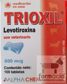Trioxil 800 mcg. LLAME PARA PREGUNTAR POR EXISTENCIAS. DE VENTA SOLO EN SUCURSAL CON RECETA CUANTIFICADA